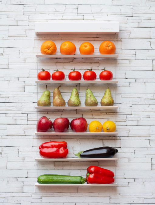 FRUITWALL fruteros modernos de cocina, fruteros de diseño. Frutero para colgar. Frutero bonito y decorativo. Ancho 420cm frutero colgante fruitwall frutero moderno diseño fruitwall frutero para colgar fruitwall fruteros de cocina fruitwall fruteros originales fruteros modernos amazon frutero de pared frutero moderno Fruteros modernos de cocina Los mejores fruteros para la cocina fruteros bonitos y decorativos